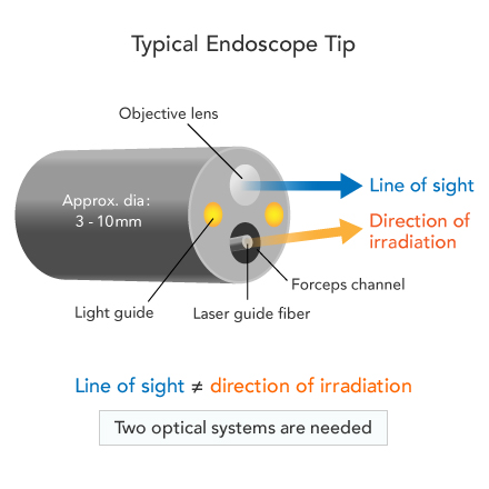 Tipical endoscope tip